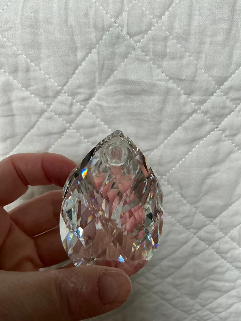 Swarovski crystal swan